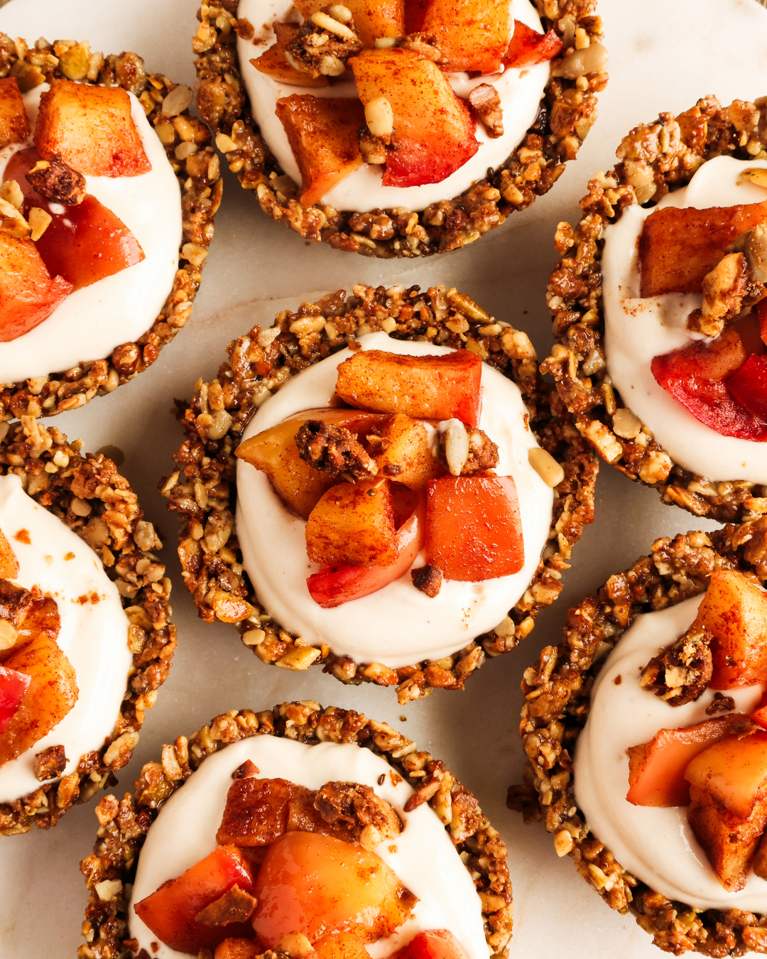 Apple Pie Yogurt Granola Cups