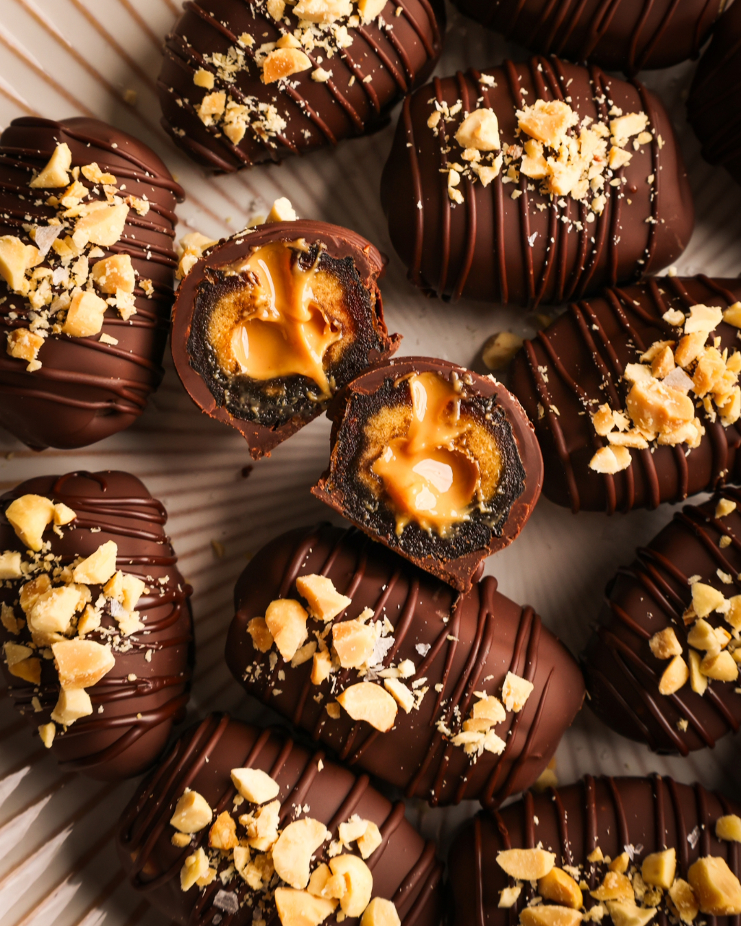 Snickers Stuffed Dates