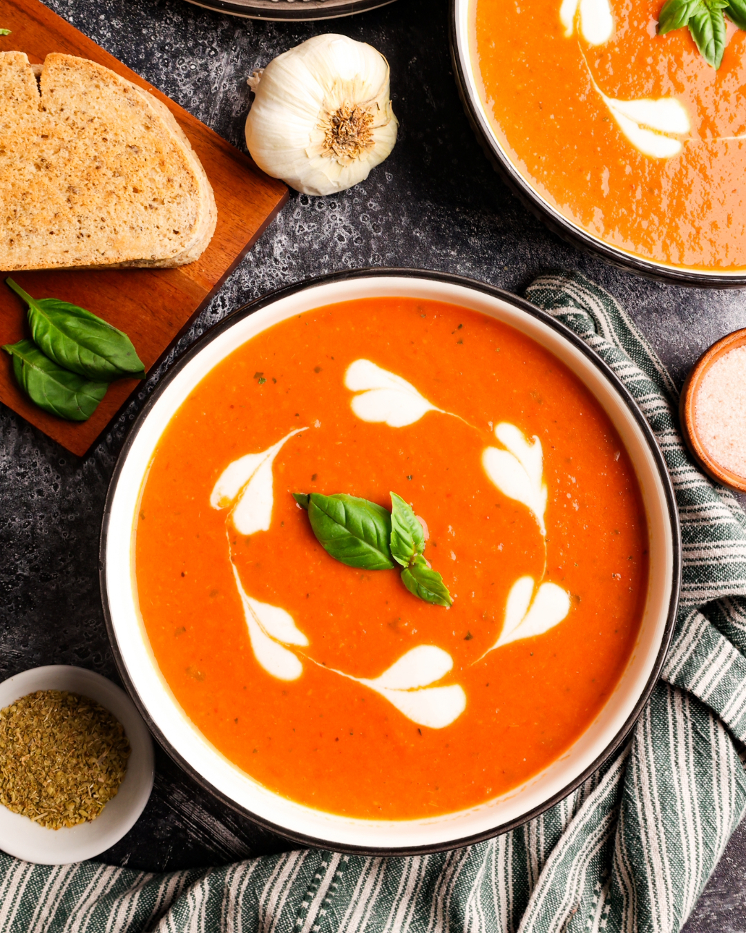 Roasted Tomato Basil Soup