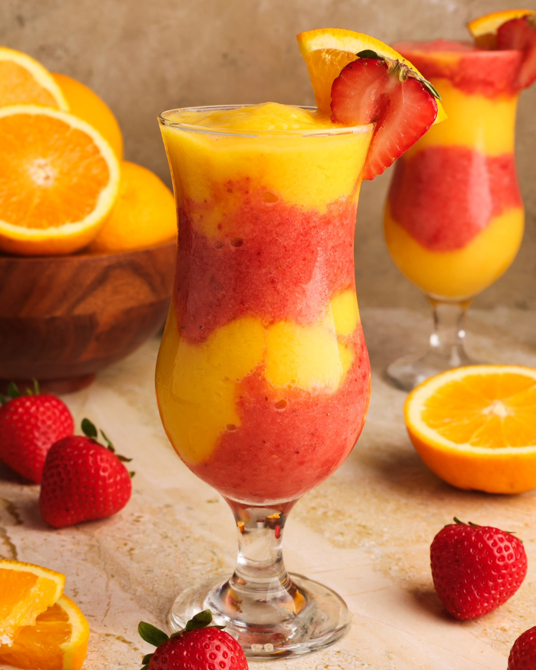 Strawberry Orange Mango Slush