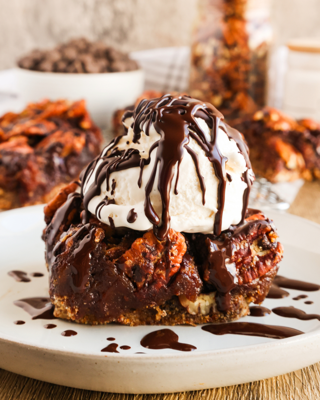 Chocolate Pecan Pie Bars