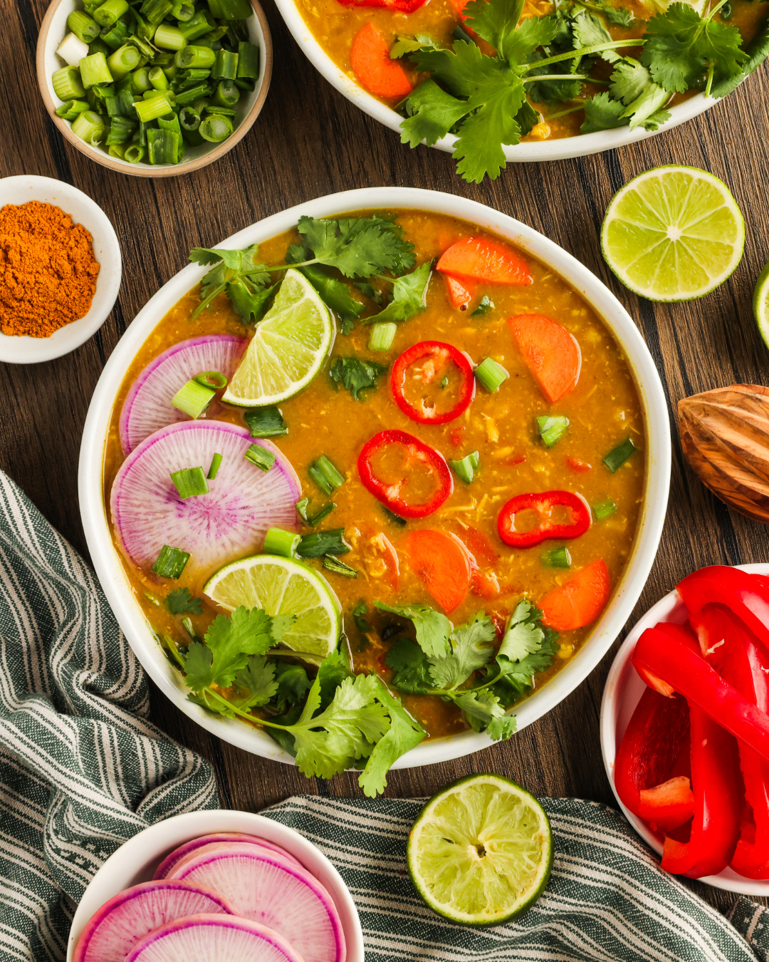 Coconut Curry Chicken Soup