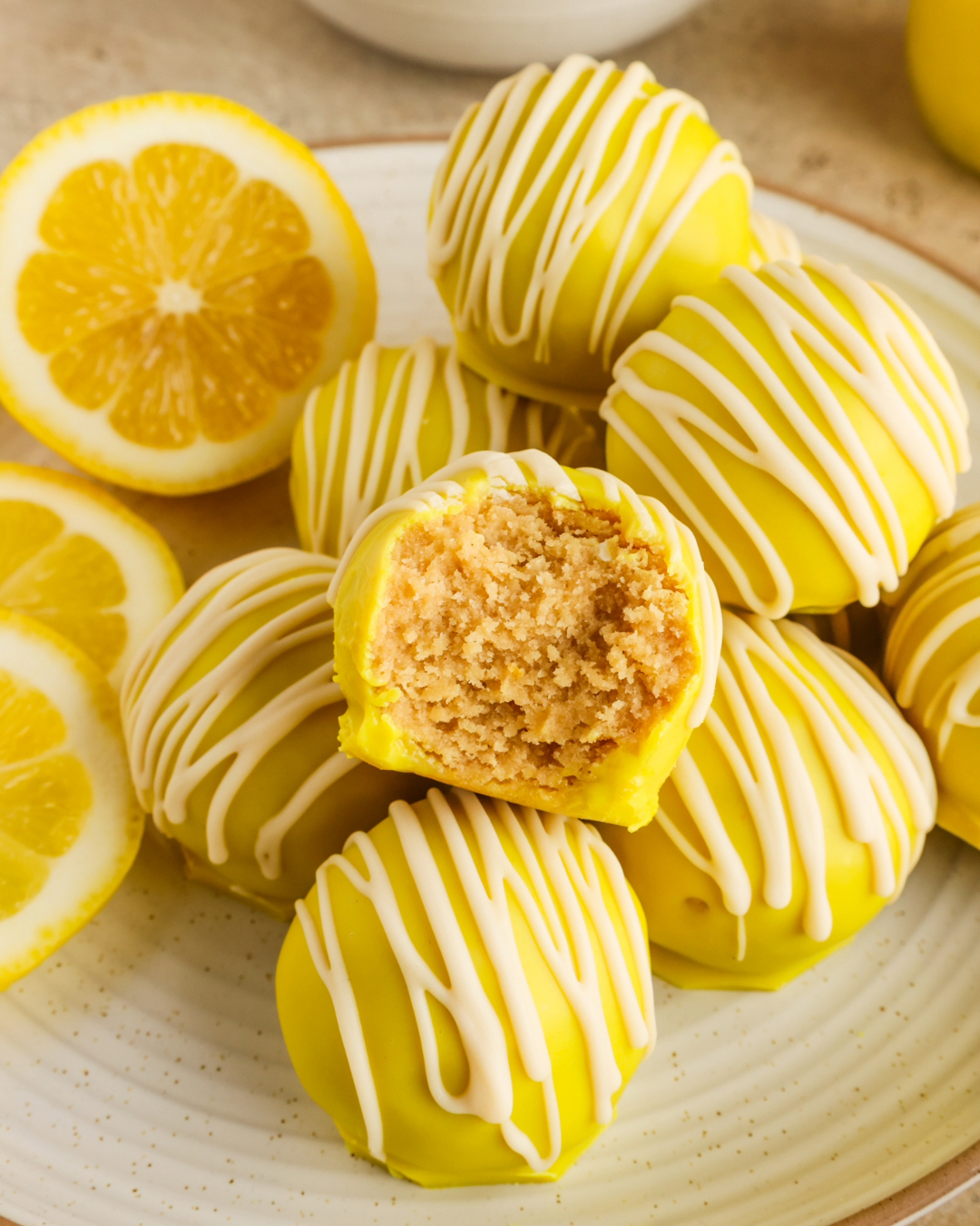Lemon Cake Truffles