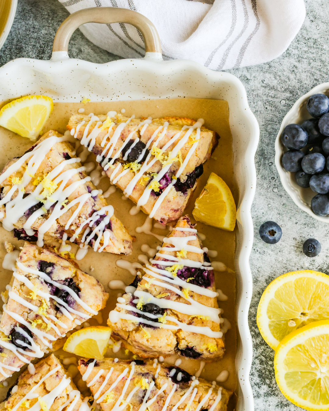 Lemon blueberry Scones