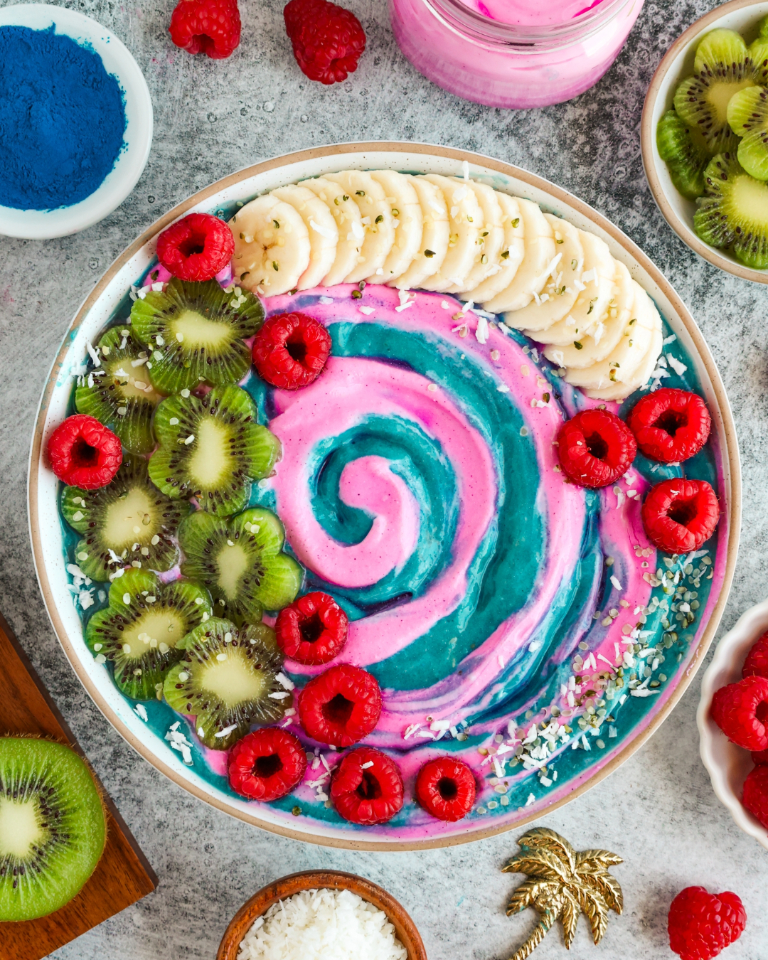 Blue Magic Spirulina Smoothie Bowl