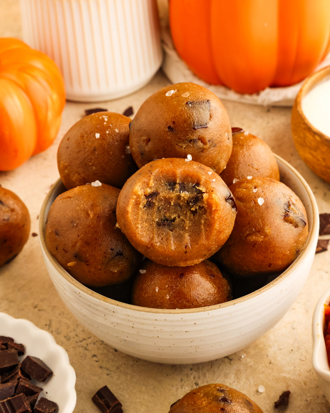 Pumpkin Chocolate Chunk Collagen Balls