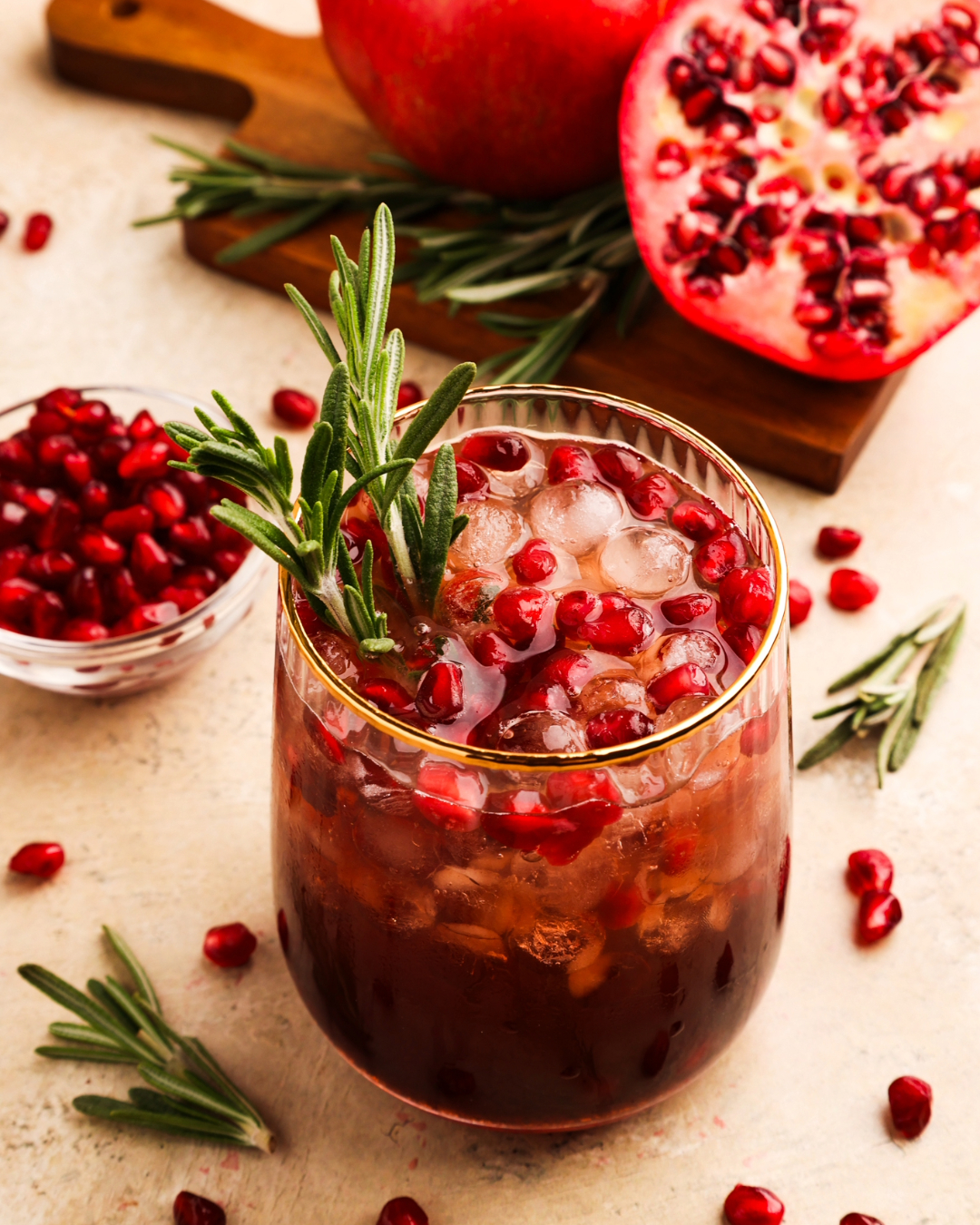 Ginger Pomegranate Mocktail