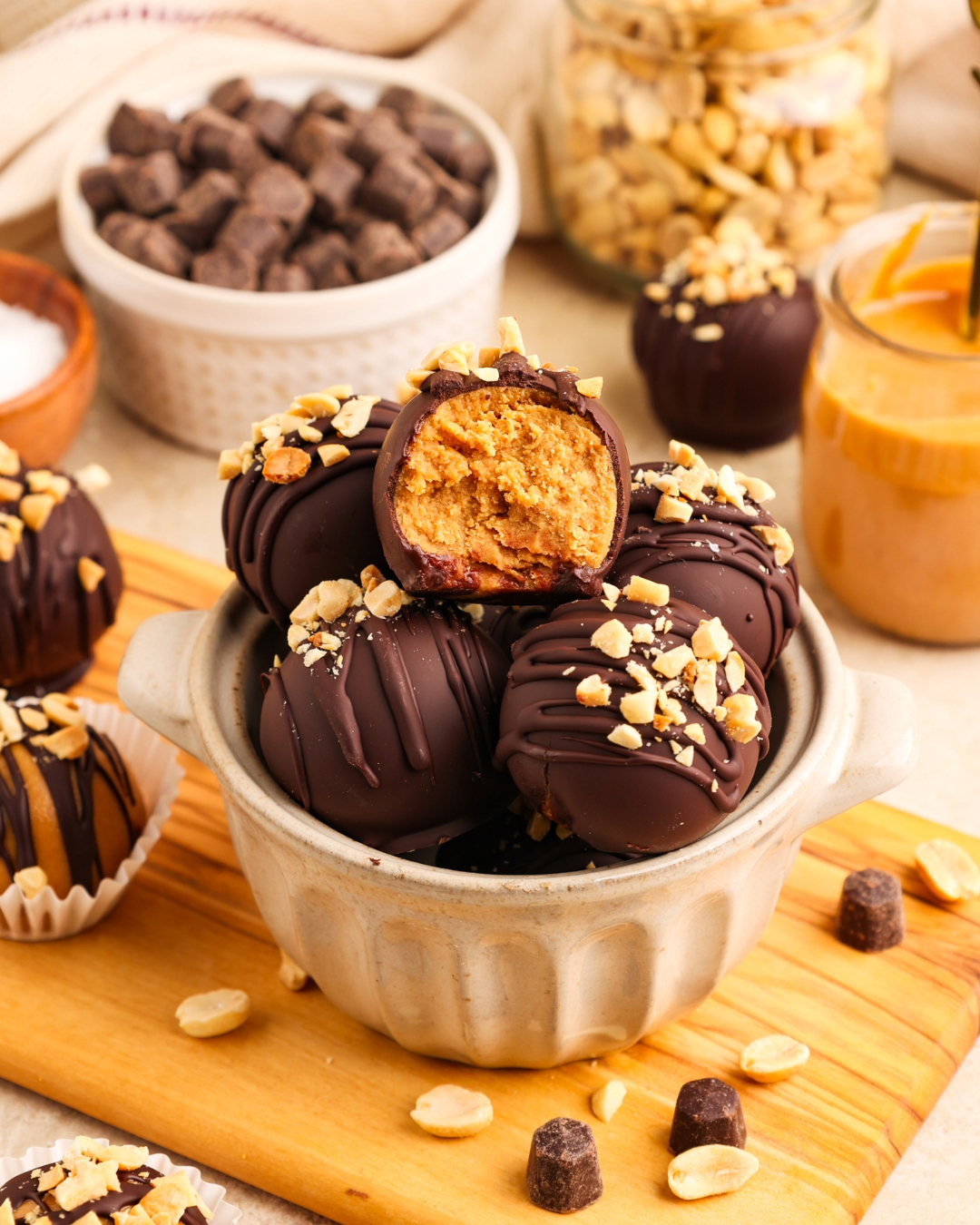 Peanut Butter Protein Truffles