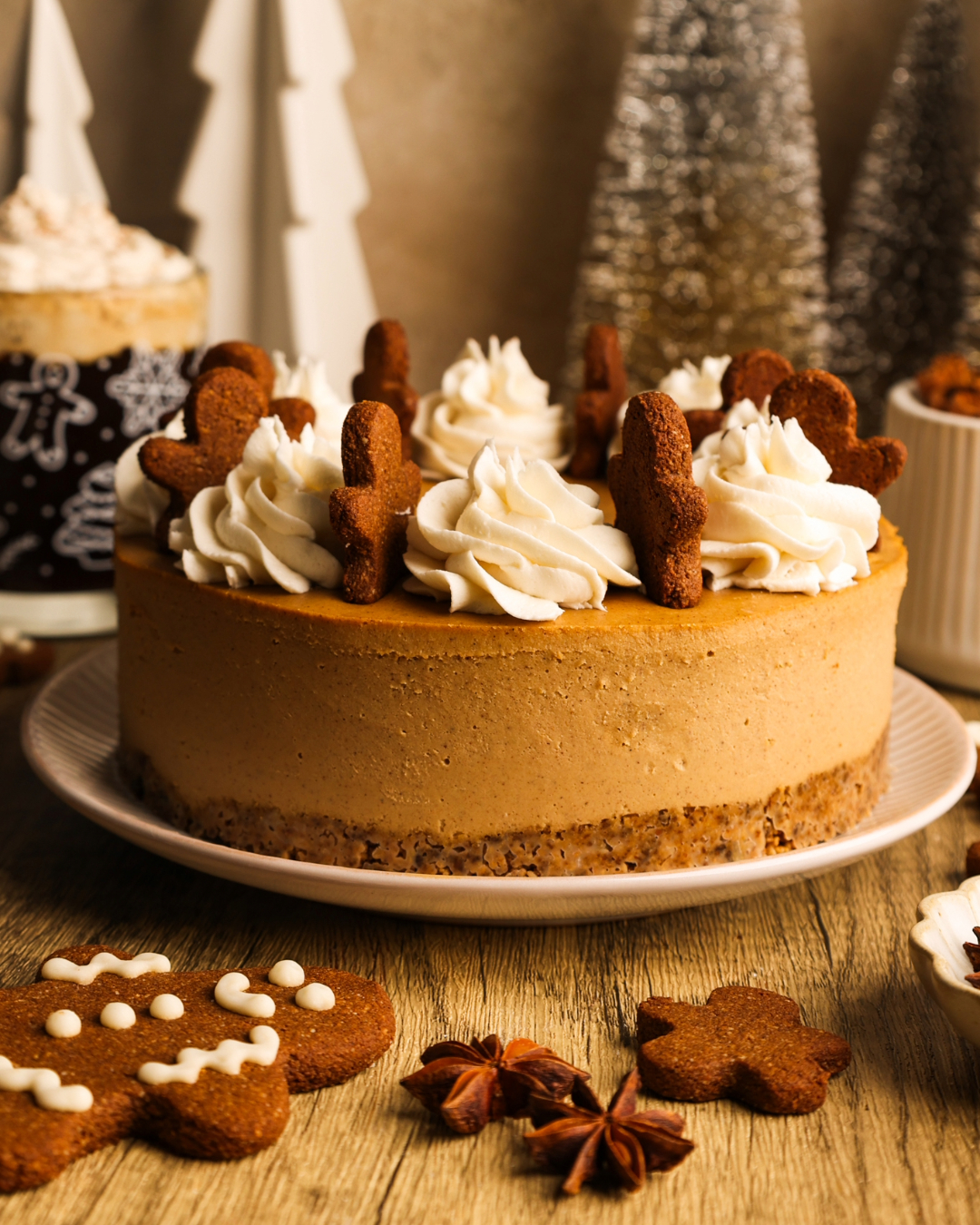 Gingerbread Cheesecake{DF/GF}